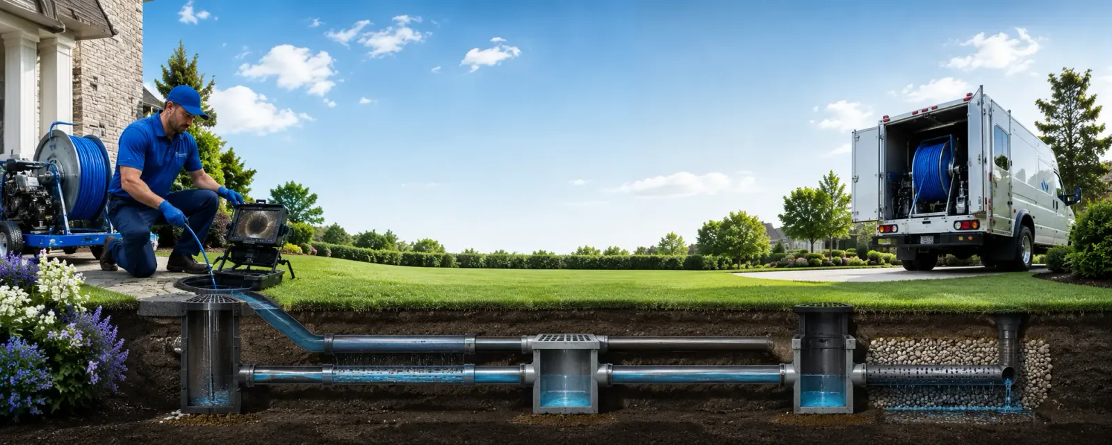 Outdoor drain cleaning information for Crockett, VA